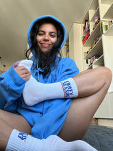 Load image into Gallery viewer, BABY BLUE UNISEX HOODIE