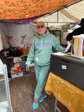 Load image into Gallery viewer, Faberyayo - Comfy Season by Yayowave - Midnight Mint Unisex Hoodie