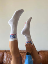 Load image into Gallery viewer, WHITE LOVE 2 CHILL SOCKS

