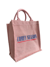 Load image into Gallery viewer, MILLENNIAL PINK JUTE BAG
