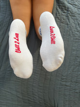Load image into Gallery viewer, WHITE LOVE 2 CHILL SOCKS
