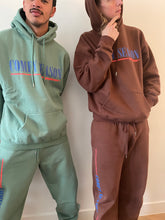 Load image into Gallery viewer, Faberyayo - Comfy Season by Yayowave - Midnight Mint Unisex Hoodie
